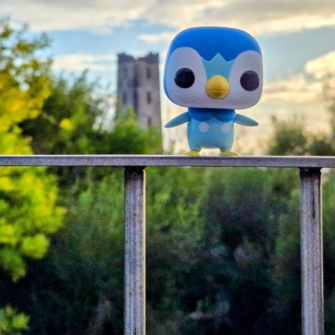 Piplup figurine at Beowa National Park, Australia