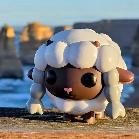 Wooloo figurine at Twelve Apostles Marine National Park, Australia