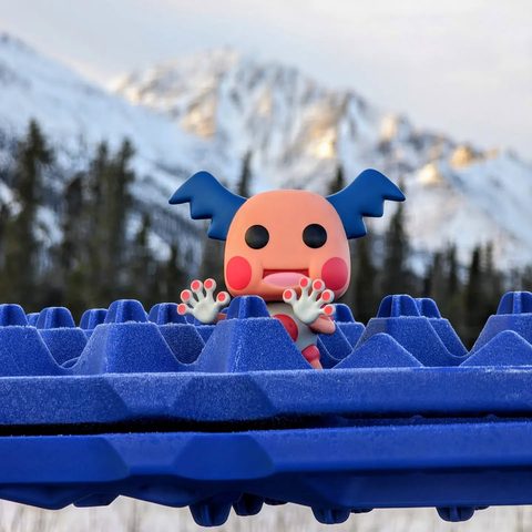 Mr. Mime figurine at Parc national Kluane, Canada