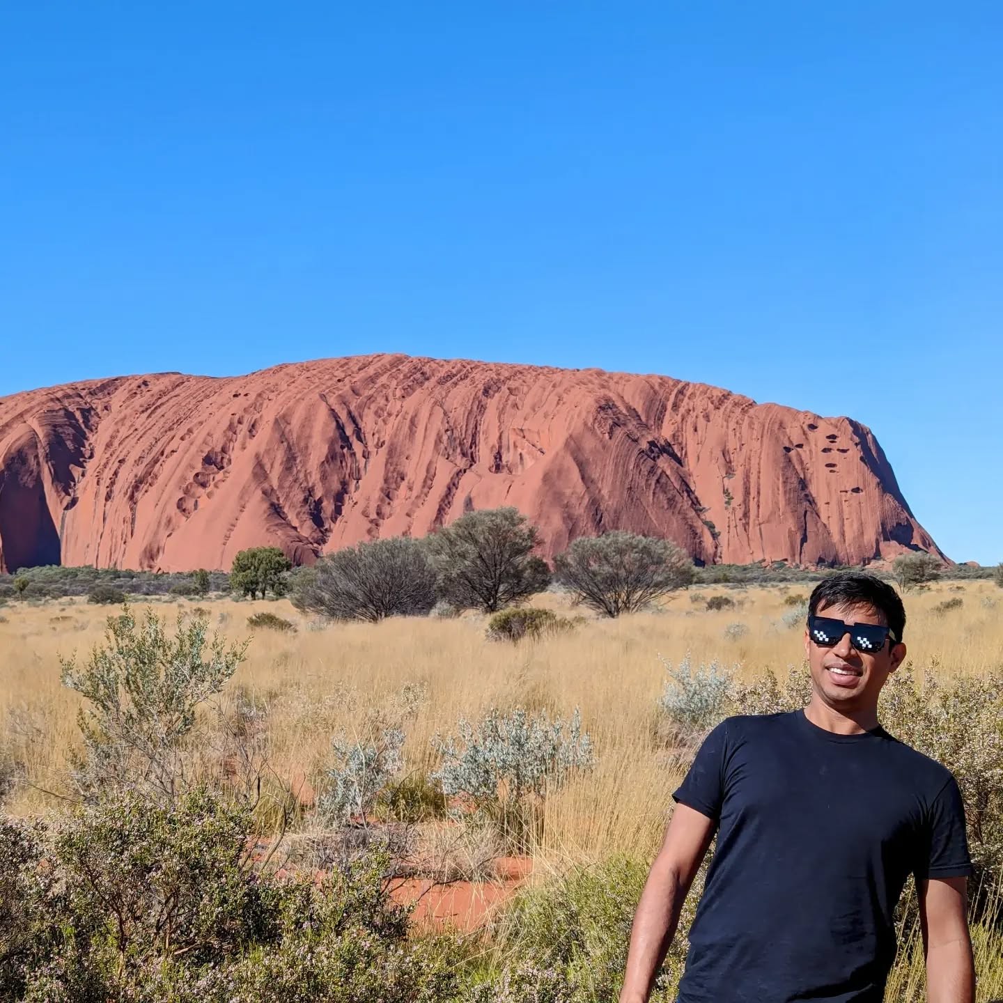 Anindya at Uluṟu-Kata Tjuṯa National Park, Australia